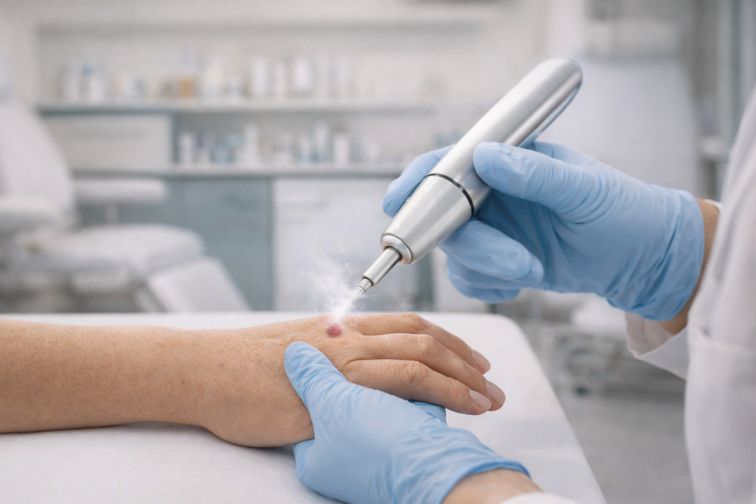 A close-up visual representation of skin texture, highlighting the intricate details and unique characteristics that make each person's skin experience personal and meaningful.